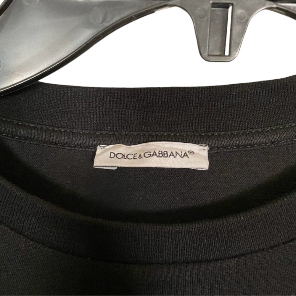 Authentic Dolce & Gabbana Boy's Logo Short-Sleeve T-Shirt Black - Picture 3 of 8